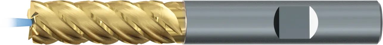 Hartmetall Schaftfräser TiNox-Cut „Trochoid“ 2539TZ