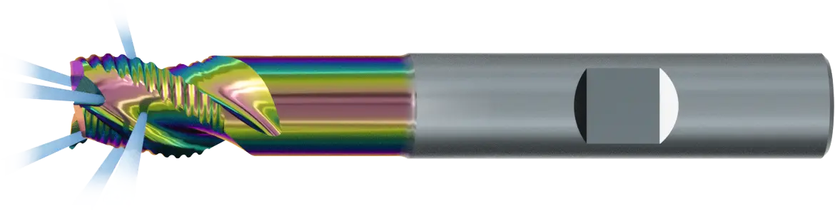 Hartmetall Schaftfräser Alu-Cut „Aerospace“ 2881RZ