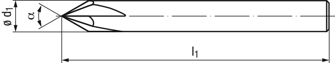 Schema Hartmetall NC-Entgratfräser 1715A