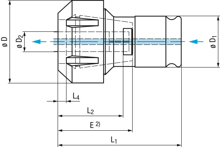 Schema Schnellwechsel-Einsatz Typ: EM-Z/ER