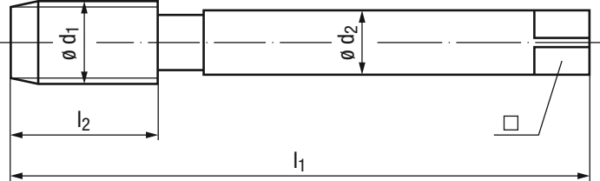 Rekord 2B-STEEL-L Maschinen-Gewindebohrer