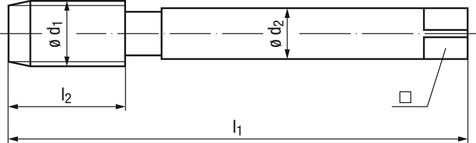 Schema Rekord 2B-STEEL-L Maschinen-Gewindebohrer