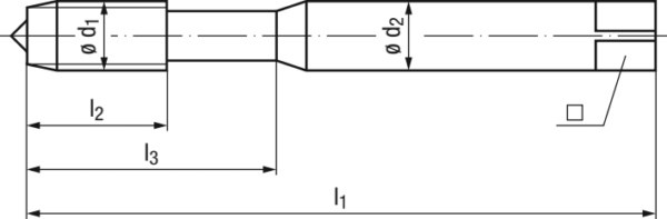VHM-Rekord 1A-H-IKZ Maschinen-Gewindebohrer - Image 2