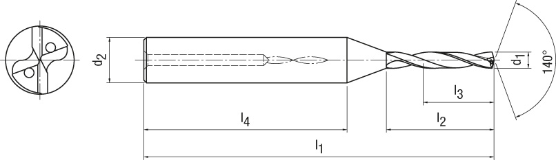 Schema MICRO-Drill-Steel 8xD