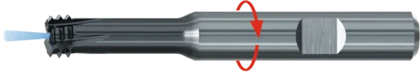 ZBGF-MULTI-2xd1-IKZ-HB-AlCr-T42 Zirkular-Bohrgewindefräser aus Vollhartmetall