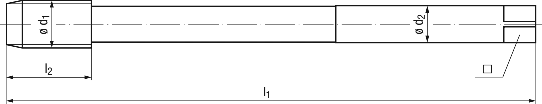 Schema Rekord 2A-Z-IKZ-LF4-TICN Maschinen-Gewindebohrer