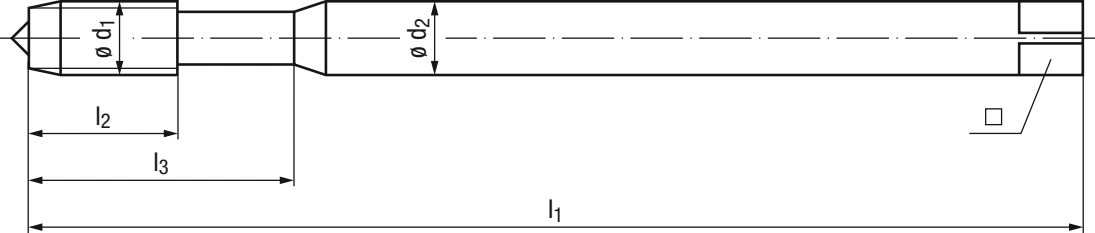 Schema Rekord 1A-H-LS-NT Maschinen-Gewindebohrer
