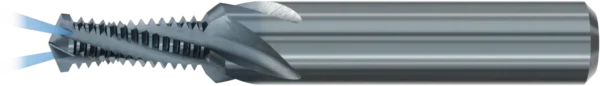 BGF-Z4-2,5xD-R20-IKZ-HA-TiCN Bohrgewindefräser aus Vollhartmetall