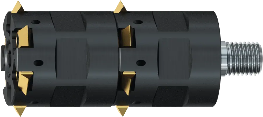 Gigant-modular-sprinter-IKZN Zirkular-Gewindefräskörper für 2-Zahn-Wendeplatten Gr.10