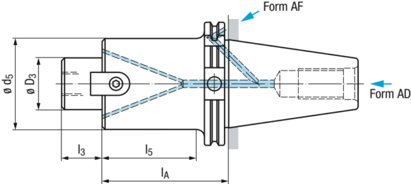 WZ-Aufn.DIN69871 AD/B für Gigant-modular DIN 138 Gr.14 - Image 2
