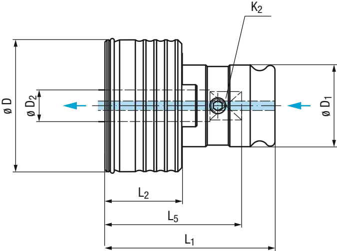 Schema Schnellwechsel-Einsatz Typ: EM-U-E