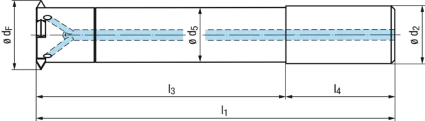 Gigant-soft-run-IKZN DIN 6353-HA Zirkular-Gewindefräskörper für 4-Zahn-Wendeplatten Gr.13