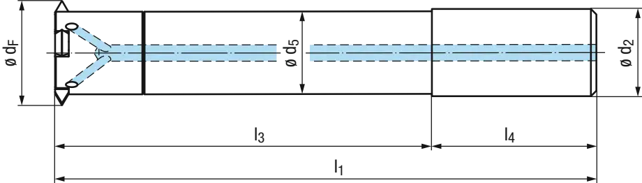 Gigant-soft-run-IKZN DIN 6353-HA Zirkular-Gewindefräskörper für 4-Zahn-Wendeplatten Gr.13 – Bild 2