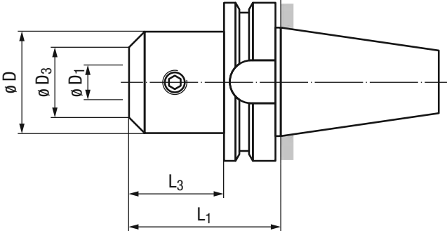 Schema Aufnahmen für Schäfte DIN 6535 HB / DIN 1835 B 6570